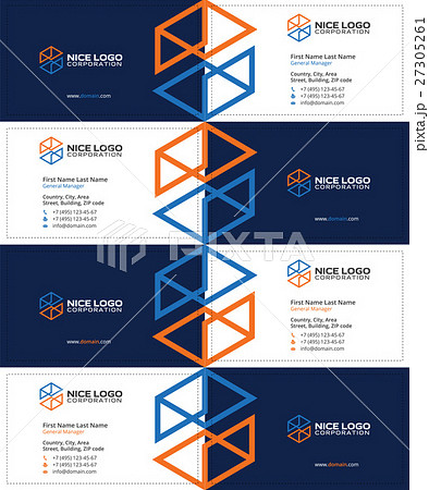 engineering and construction business card dark 27305261