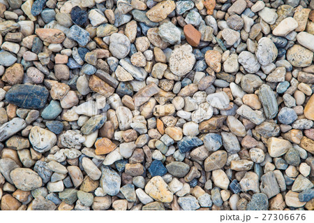 Abstract background with dry round reeble stones 27306676