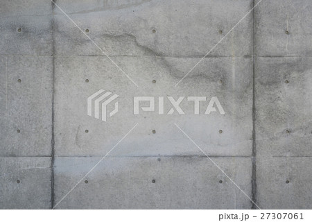 コンクリート打ちっ放し仕上げ外壁コールドジョイント補修ピーコン跡背景壁紙素材concrete コンクリート打ちっ放し仕上げ外壁コールドジョイント補修ピーコン跡背景壁紙素材concrete 27307061