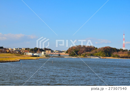 佐鳴湖と大平台の新興住宅地 27307540
