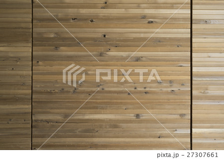 木目外壁外装材背景壁紙素材 27307661
