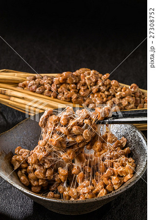 藁入り納豆　Natto Japanese foods 27308752