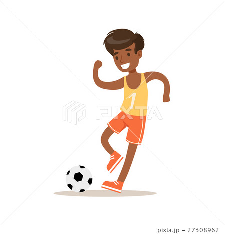 Boy Playing Football, Traditional Male Kid Role 27308962