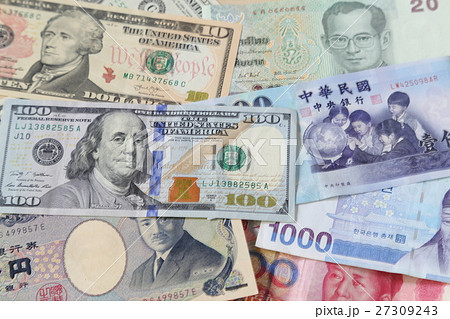 international paper currencies, USD, RMB, Yen, Won international paper currencies, USD, RMB, Yen, Won 27309243