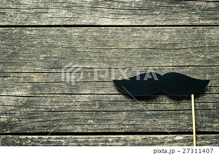 Fake black mustache. 27311407