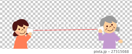 紗線電話女孩和高級女性 27315088