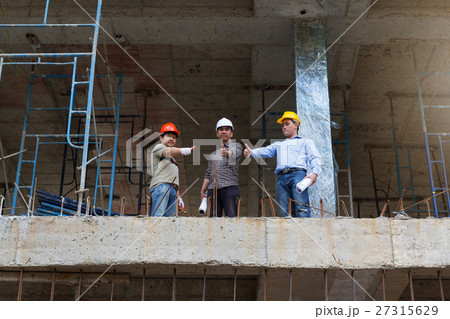 Engineer Architect working at Construction Site 27315629