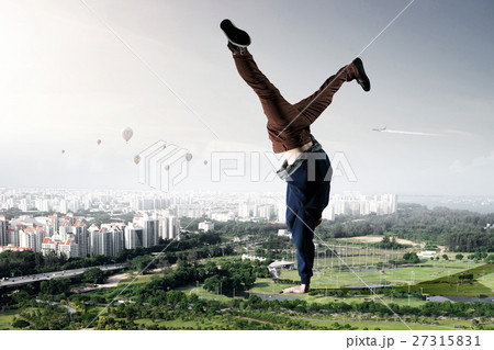 B-boy performing some moves 27315831