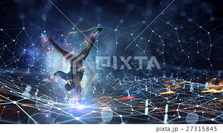 B-boy performing some moves B-boy performing some moves 27315845