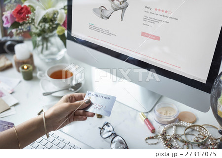 Shopping Internet Digital Connection Networking Concept 27317075