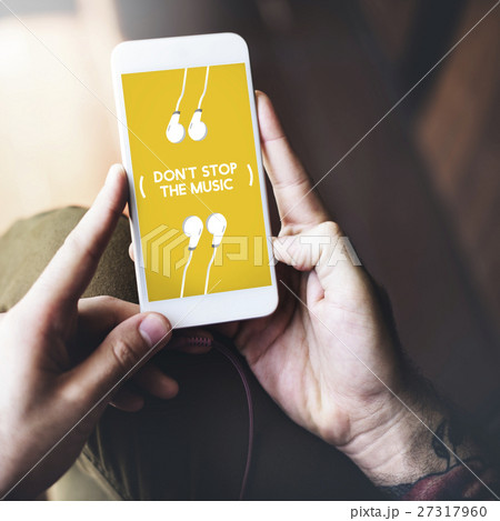 Music Life Happy Earphones Concept Music Life Happy Earphones Concept 27317960