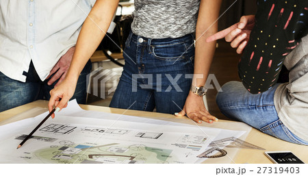 Design Studio Architect Creative Occupation Meeting Blueprint Concept Design Studio Architect Creative Occupation Meeting Blueprint Concept 27319403
