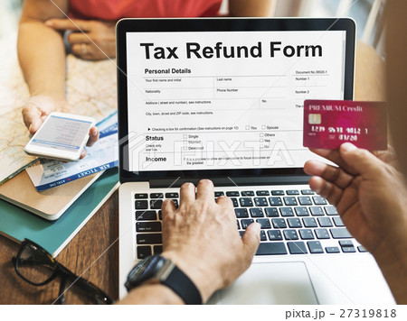 Income Tax Return Deduction Refund Concept Income Tax Return Deduction Refund Concept 27319818