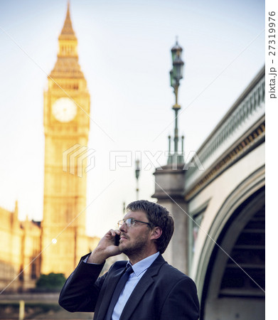 Businessman Caucasian Male Professional Concept 27319976