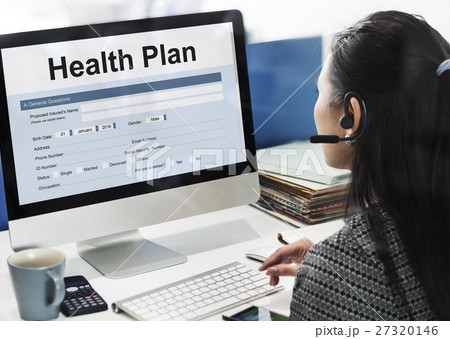 Health Plan Treatment Medical Document Form Concept 27320146