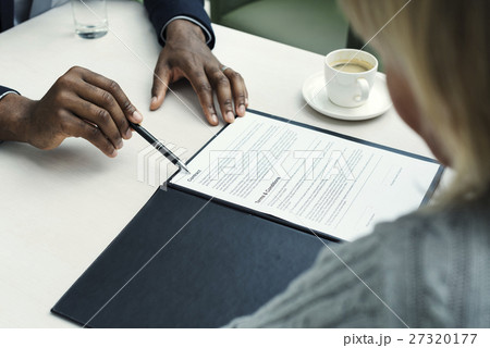 Business Discussion Talking Deal Concept Business Discussion Talking Deal Concept 27320177