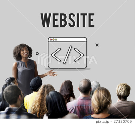 Web Development Symbol Icon Concept 27320709