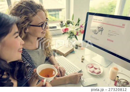 Shopping Internet Digital Connection Networking Concept Shopping Internet Digital Connection Networking Concept 27320812