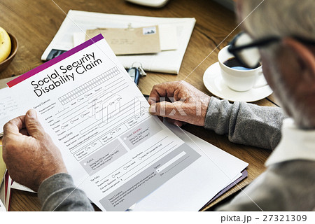 Social Security Disability Claim Concept Social Security Disability Claim Concept 27321309