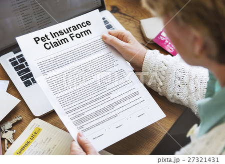 Pet Insurance Claim Form Puppy Animal Safety Concept Pet Insurance Claim Form Puppy Animal Safety Concept 27321431