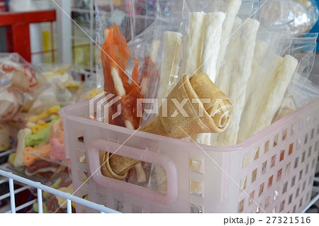 dog snack on pet shop shelf dog snack on pet shop shelf 27321516
