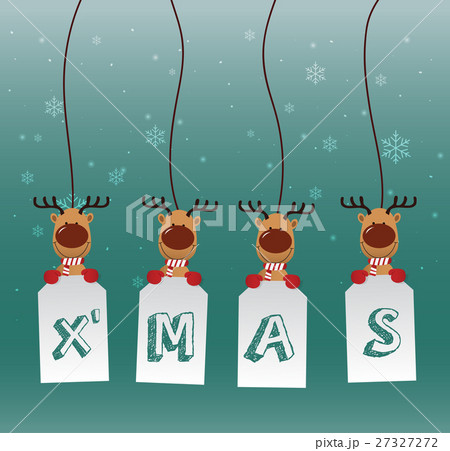 Christmas gift reindeer tags x-mas. Christmas gift reindeer tags x-mas. 27327272