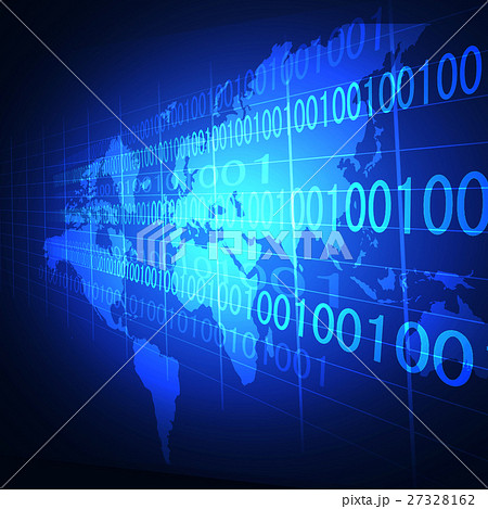 ビジネス　テクノロジー　世界地図 27328162