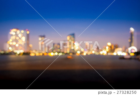 Bokeh of View Commercial building in Bangkok city Bokeh of View Commercial building in Bangkok city 27328250
