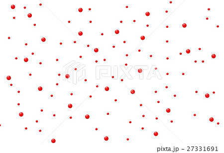 赤い水滴 血 飛沫のイラスト素材