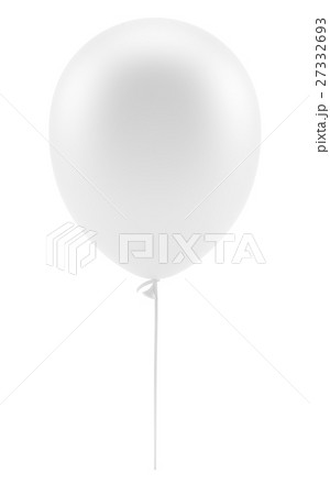 White balloon, isolated 27332693