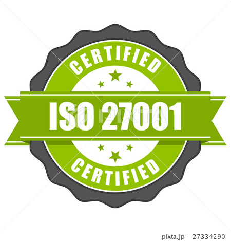 ISO 27001 standard certificate badge  27334290