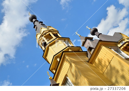 The bell tower of the Church of the Holy The bell tower of the Church of the Holy 27337206