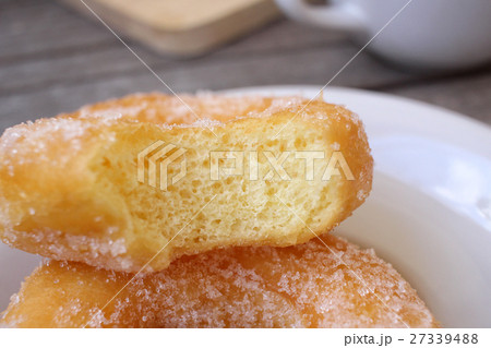 Donut with coffee cup Donut with coffee cup 27339488