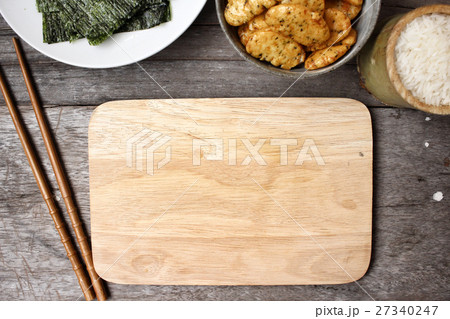 Snack of senbei rice cake japanese Snack of senbei rice cake japanese 27340247