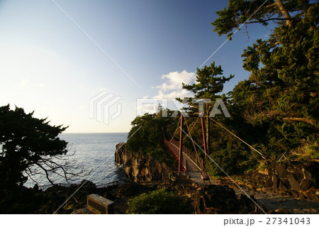 城ヶ崎海岸 門脇吊橋の朝 27341043