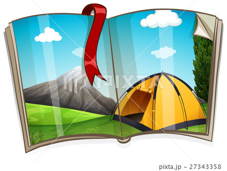 Camping site in the book Camping site in the book 27343358