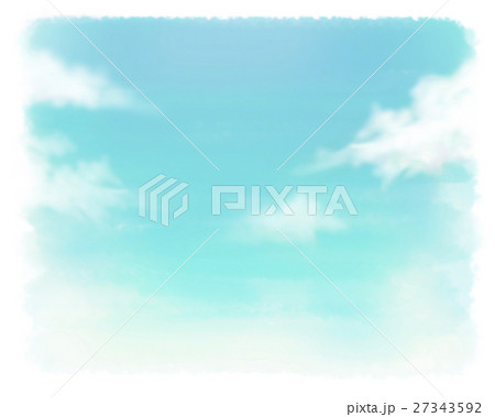 水彩イラスト　空 27343592