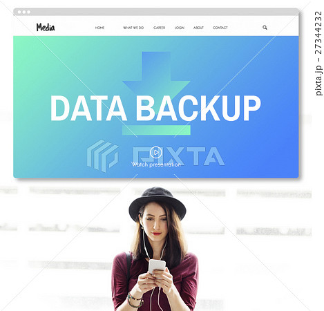 Data Storage Sync Technology Concept 27344232