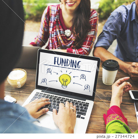 Crowd Funding Funding Give Help Nonprofit Concept 27344724