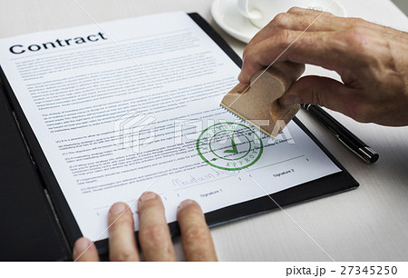 Business Contract Form Document Concept Business Contract Form Document Concept 27345250