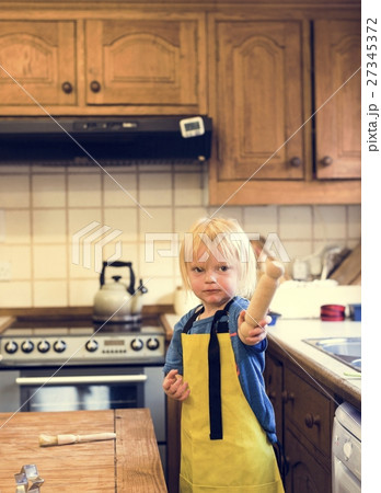 Kid Cooking Class Baking Concept Kid Cooking Class Baking Concept 27345372
