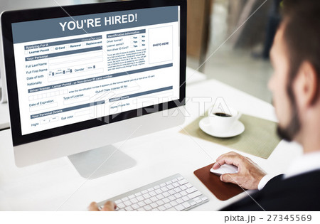 You're Hired Recruitment Job Staff Concept 27345569