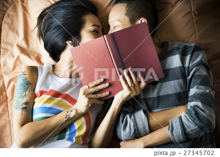 LGBT Lesbian Couple Moments Happiness Concept LGBT Lesbian Couple Moments Happiness Concept 27345702