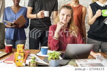 Teamwork Discussion Meeting Brainstorming Start up Concept 27346173