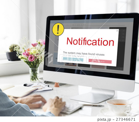 Exclamation Warning Caution Popup Concept 27346671