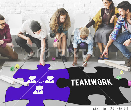 Team Building Collaboration Partenrship Cooperation Concept 27346673