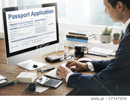 Passport Application Emigration National Border Concept Passport Application Emigration National Border Concept 27347050