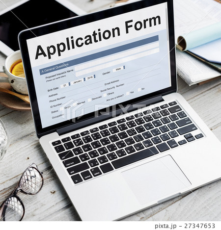 Application Form Information Employment Concept Application Form Information Employment Concept 27347653