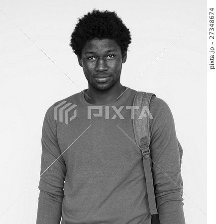 African American Adult Man Thoughtful Portrait Concept African American Adult Man Thoughtful Portrait Concept 27348674