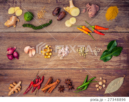 Various of Thai food Cooking ingredients. 27348896